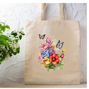 NEW!!! Spring flower CANVAS Tot…